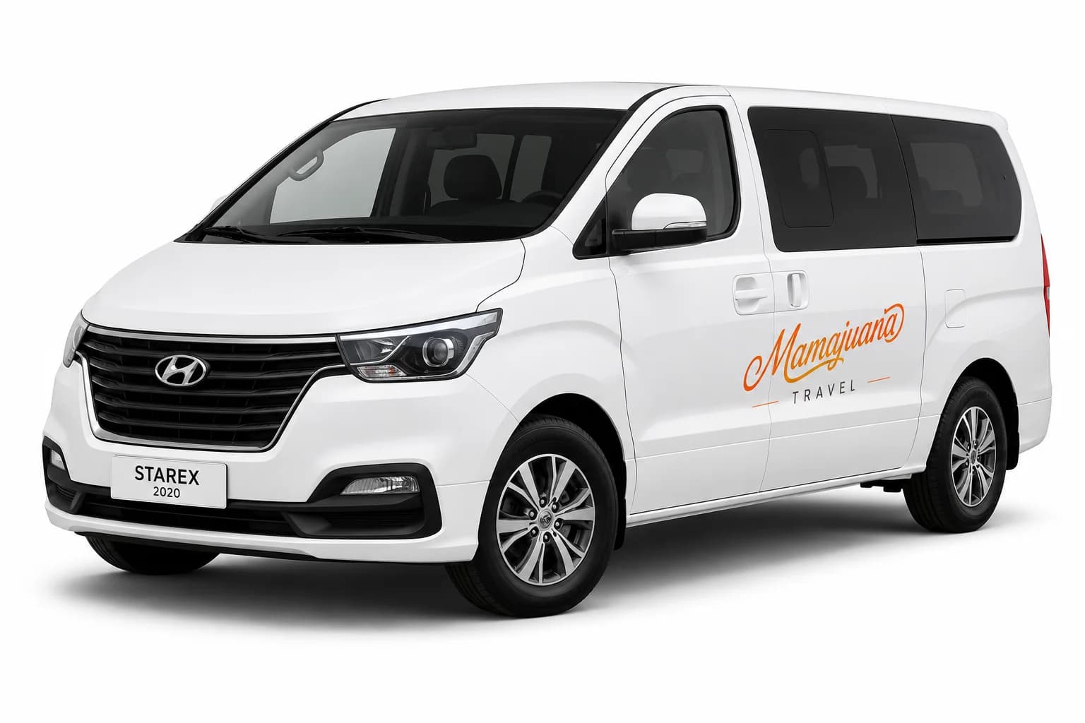 Minivan / Van (Hyundai Starex de 11 plazas, Toyota Hiace o similar) — 6-10 pasajeros, 10 maletas grandes · traslado privado de Santo Domingo a Samaná en República Dominicana