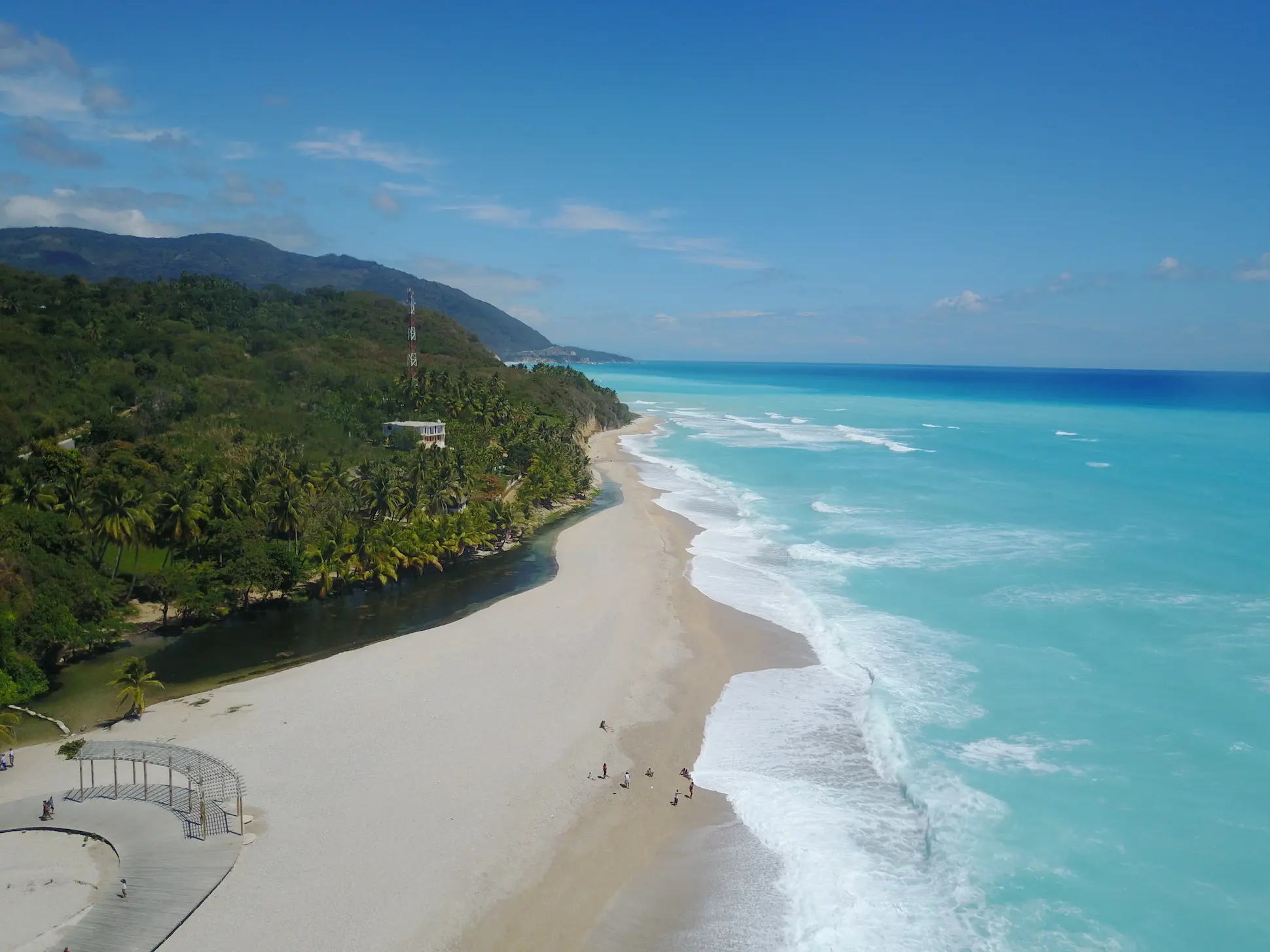 Los Patos Beach Barahona Dominican Republic – river meets the sea