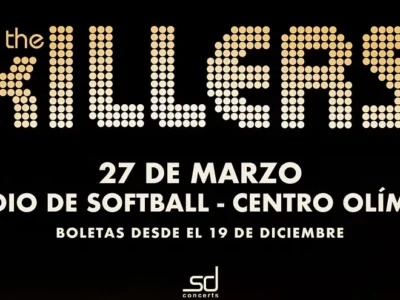 The Killers live concert poster for Punta Cana concert tour in the Dominican Republic